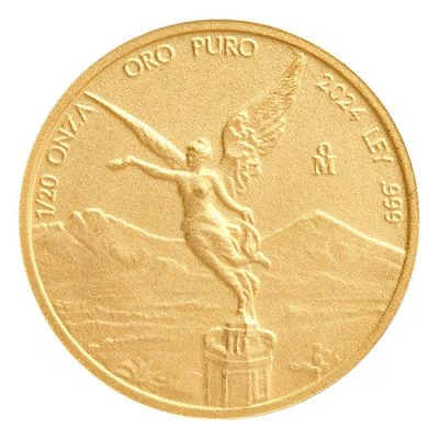 2024 (New) Mexico Libertad Gold 1/20 oz Coin