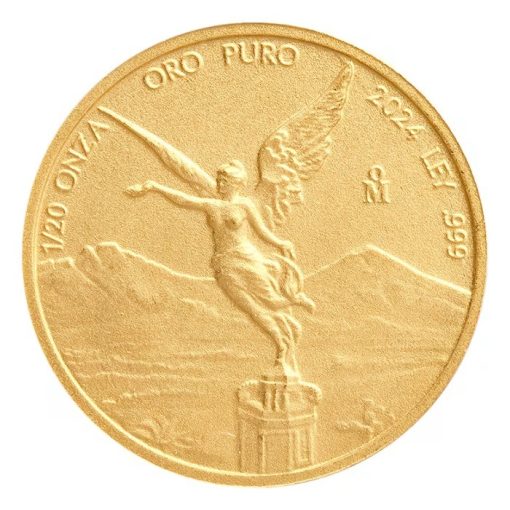 2024年 (新品) メキシコ「リベルタッド」純金 1/20オンス 金貨