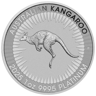 2025 (New) Australian Kangaroo Platinum 1 oz Coin