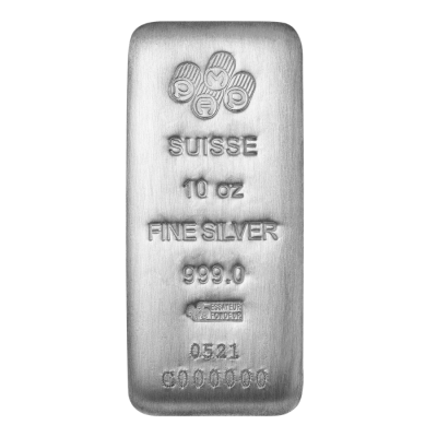 (New) Pamp Swiss Silver 10 oz Cast Bar