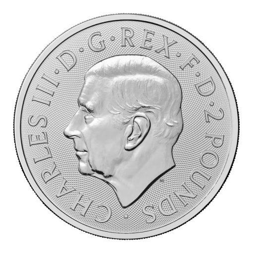 2025年 (新品) イギリス「神話と伝説・ベーオウルフとグレンデルの母」純銀 1オンス 銀貨 - 画像 (2)