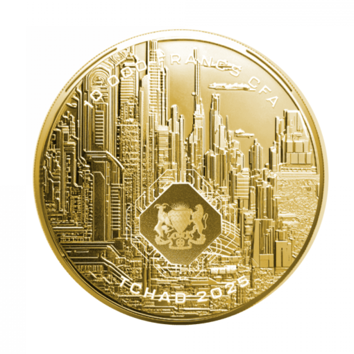 2025 (New) Chad AI Gold 1/10 oz Coin - Image 2