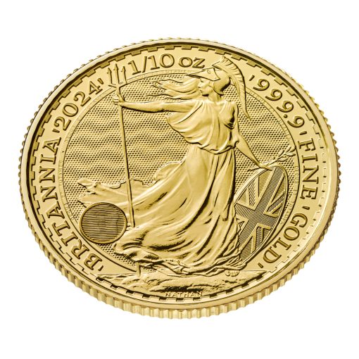2025 (New) Great Britain Britannia Gold 1/10 oz Coin - Image 3