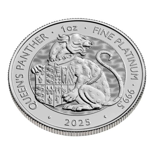 2025 (New) Great Britain The Royal Tudor Beasts The Queen’s Panther Platinum 1 oz Coin - Image 3
