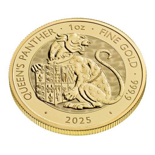 2025年 (新品) イギリス「ロイヤルチューダービースト・女王のパンサー」純金 1オンス 金貨 - 画像 (3)