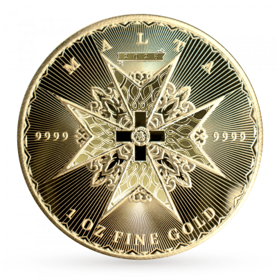 2025 (New) Malta Maltese Cross Gold 1/2 oz Coin