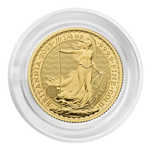 2025年 (新品) イギリス「ブリタニア」純金 1/4オンス 金貨 - 画像 (5)