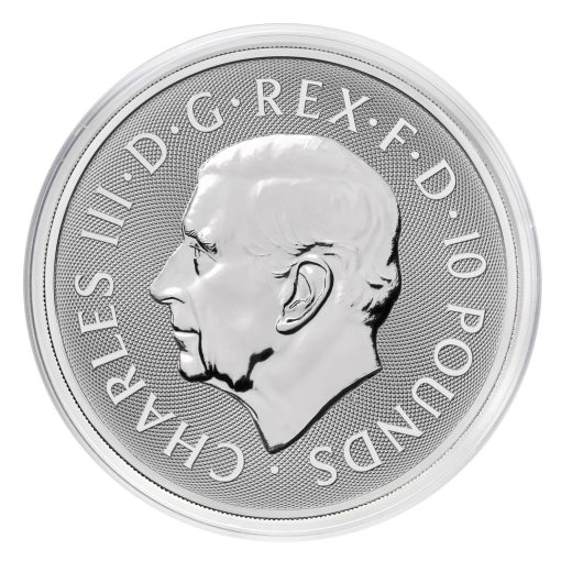 2025年 (新品) イギリス「ロイヤルチューダービースト・女王のパンサー」純銀 10オンス 銀貨 - 画像 (6)