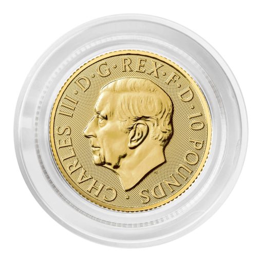 2025 (New) Great Britain Britannia Gold 1/10 oz Coin - Image 6