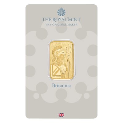 (New) The Royal Mint Britannia Gold 10 Gram Bar