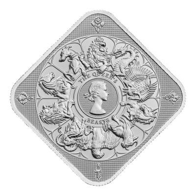 (New) Great Britain Queens Beast Completer Silver 1 oz Bar