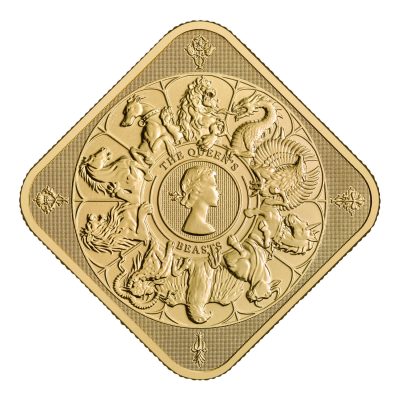 (New) Great Britain Queens Beast Completer Gold 1 oz Bar