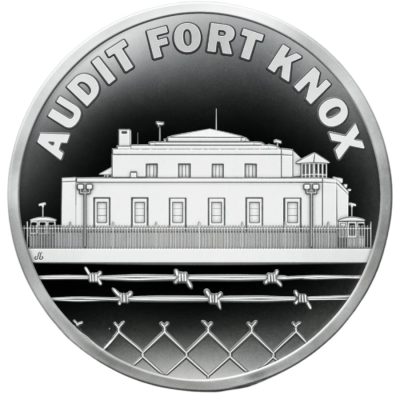 2025 (New) USA Audit Fort Knox Silver 1 oz Proof Round