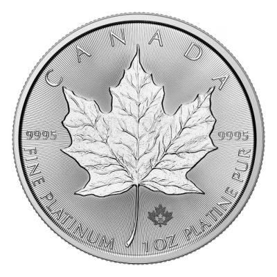 2025 (New) Canada Maple Leaf Platinum 1 oz Coin