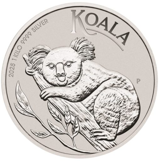 2025年 (新品) オーストラリア「コアラ」純銀 1キロ 銀貨
