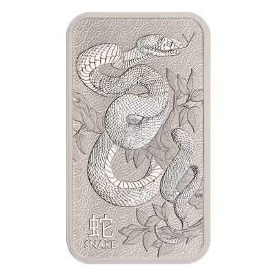 2025 (New) Australian Year of the Snake Luna Silver 1 oz Bar