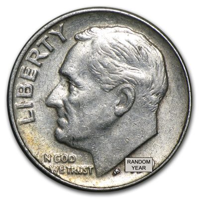 1946-1964 Roosevelt Dime Silver Coin【10 Coins】