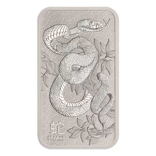 2025 (New) Australian Year of the Snake Luna Silver 1 oz Bar