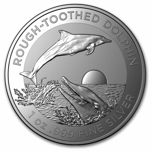 2023年 (新品) オーストラリア「シワハイルカ・ドルフィン」純銀 1オンス 銀貨