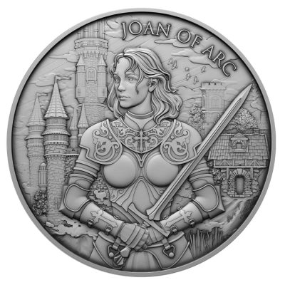 (New) USA Legendary Warriors Joan of Arc Silver 1 oz Round