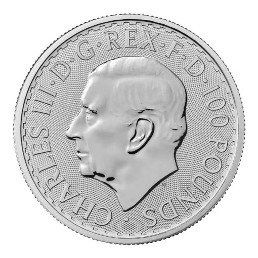 2025年 (新品) イギリス「ブリタニア」白金 純プラチナ 1オンス プラチナ貨 - 画像 (2)