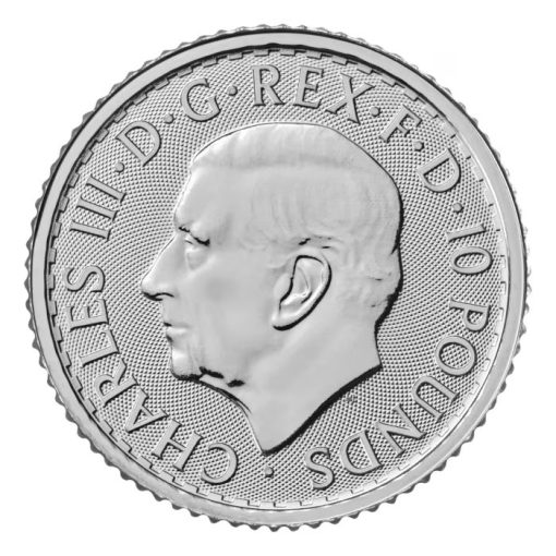 2025年 (新品) イギリス「ブリタニア」白金 純プラチナ 1/10オンス プラチナ貨 - 画像 (2)