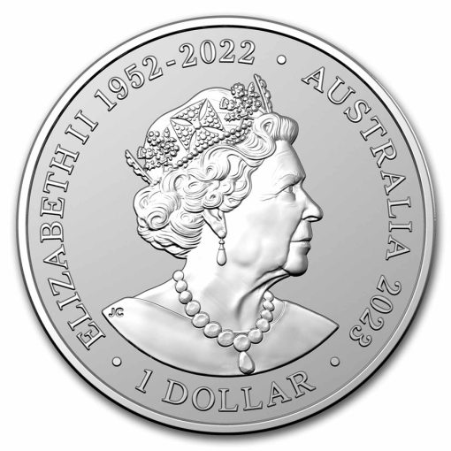 2023年 (新品) オーストラリア「シワハイルカ・ドルフィン」純銀 1オンス 銀貨 - 画像 (2)