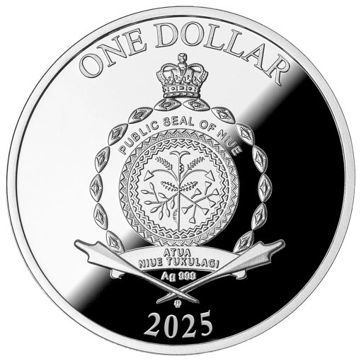 2025 (New) Niue Prince of Peace Silver 1 oz High Relief Color Proof Coin - Image 2