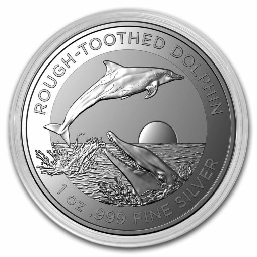 2023年 (新品) オーストラリア「シワハイルカ・ドルフィン」純銀 1オンス 銀貨 - 画像 (3)