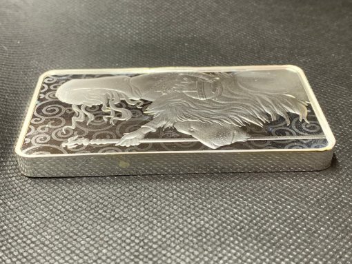 2021年 (新品) イギリス「ウナとライオン」純銀 10オンス バー #5507 - 画像 (5)