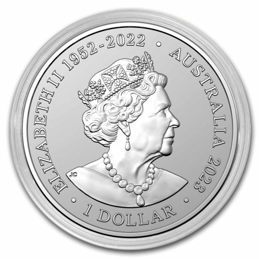 2023年 (新品) オーストラリア「シワハイルカ・ドルフィン」純銀 1オンス 銀貨 - 画像 (4)