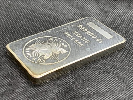 (新品) アメリカ サンシャイン ミント 純銀 10オンス バー インゴット・セキュリティID付 #9060 - 画像 (5)