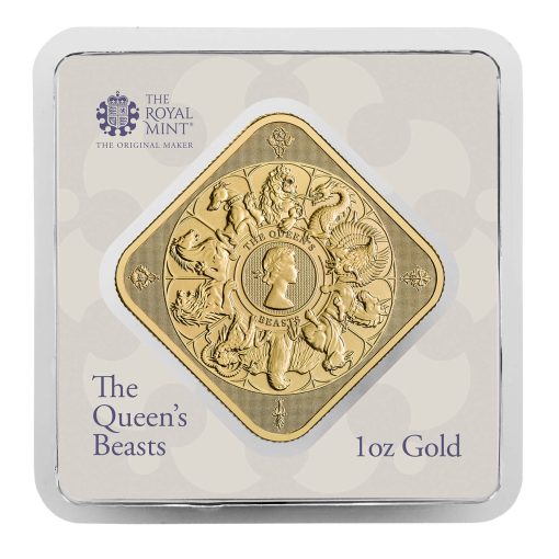 (新品) イギリス「クィーンズ ビースト・コンプリーター」純金 1オンス  バー - 画像 (5)