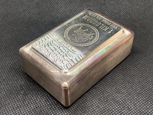 (新品) ヘレウス社「干支 十二支・丑年 牛年」純銀 1キロ バー #8926 - 画像 (3)