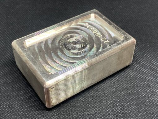(新品) ヘレウス社「干支 十二支・丑年 牛年」純銀 1キロ バー #8926 - 画像 (4)