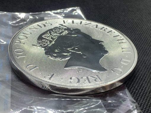 2021年 (新品) イギリス「クィーンズ ビースト・ホワイトホース 白馬」純銀 10オンス 銀貨 #3779 - 画像 (6)