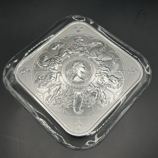 (新品) イギリス「クィーンズ ビースト・コンプリーター」純銀 10オンス バー - 画像 (5)