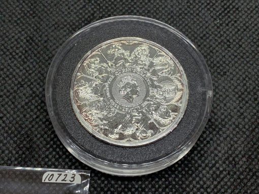 2021年 (新品) イギリス「クィーンズ ビースト・コンプリーター」純銀 2オンス 銀貨 #10723