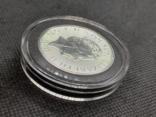 2021年 (新品) イギリス「クィーンズ ビースト・コンプリーター」純銀 2オンス 銀貨 #10723 - 画像 (4)