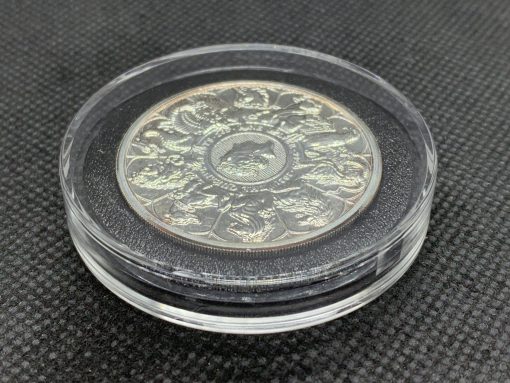 2021年 (新品) イギリス「クィーンズ ビースト・コンプリーター」純銀 2オンス 銀貨 #10725 - 画像 (5)