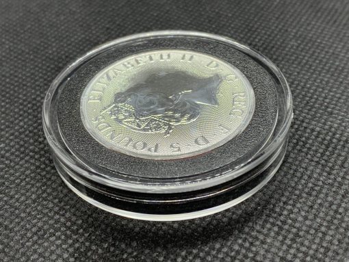 2021年 (新品) イギリス「クィーンズ ビースト・コンプリーター」純銀 2オンス 銀貨 #10725 - 画像 (6)