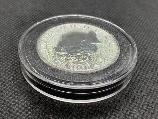 2021年 (新品) イギリス「クィーンズ ビースト・コンプリーター」純銀 2オンス 銀貨 #10726 - 画像 (6)