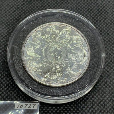 2021 (New) Great Britain Queens Beast Completer £5 Silver 2 oz Coin #10727