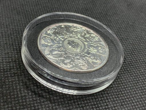 2021 (New) Great Britain Queens Beast Completer £5 Silver 2 oz Coin #10727 - Image 3