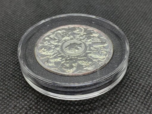 2021年 (新品) イギリス「クィーンズ ビースト・コンプリーター」純銀 2オンス 銀貨 #10727 - 画像 (5)