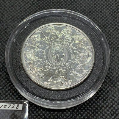 2021 (New) Great Britain Queens Beast Completer £5 Silver 2 oz Coin #10728
