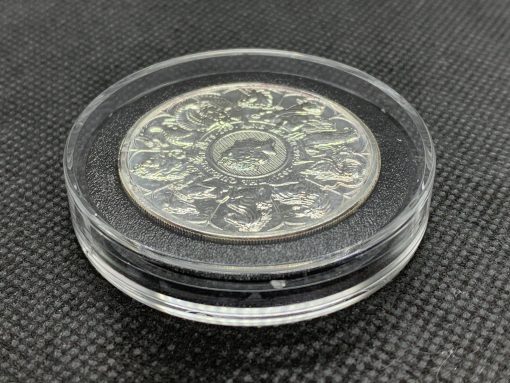 2021年 (新品) イギリス「クィーンズ ビースト・コンプリーター」純銀 2オンス 銀貨 #10728 - 画像 (5)