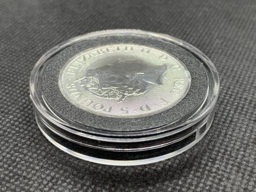 2021年 (新品) イギリス「クィーンズ ビースト・コンプリーター」純銀 2オンス 銀貨 #10728 - 画像 (6)