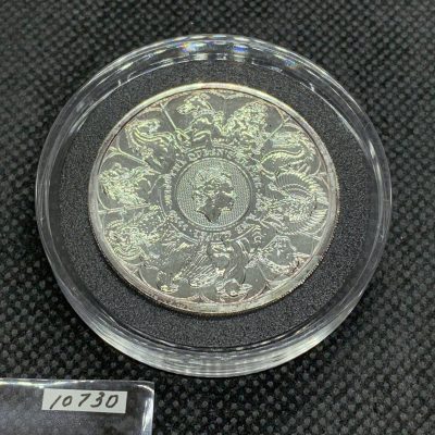 2021年 (新品) イギリス「クィーンズ ビースト・コンプリーター」純銀 2オンス 銀貨 #10730