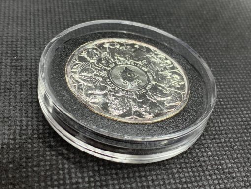 2021年 (新品) イギリス「クィーンズ ビースト・コンプリーター」純銀 2オンス 銀貨 #10730 - 画像 (3)